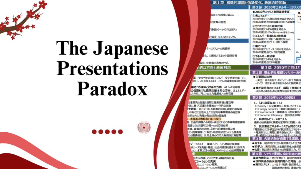 The Japanese Presentation Paradox